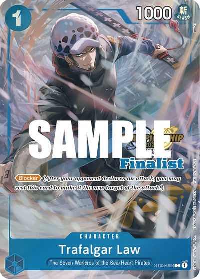 Trafalgar Law (CS 2023 Top Players Pack) [Finalist] card art