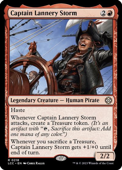 Captain Lannery Storm card art