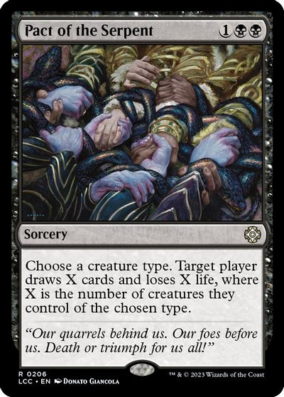 Pact of the Serpent card art