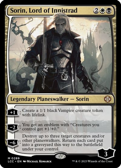 Sorin, Lord of Innistrad card art