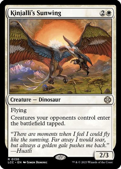 Kinjalli's Sunwing card art