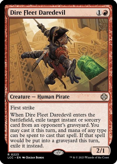 Dire Fleet Daredevil card art