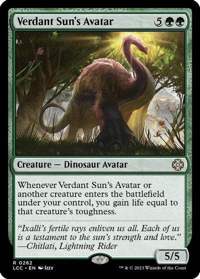 Verdant Sun's Avatar card art