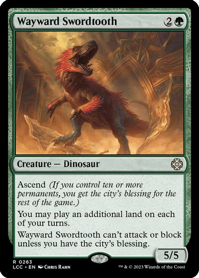 Wayward Swordtooth card art