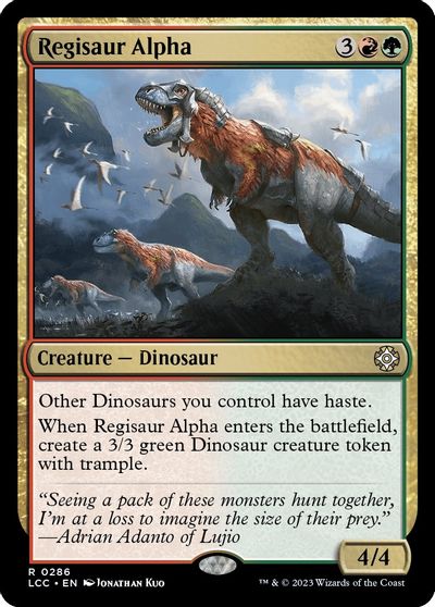 Regisaur Alpha card art