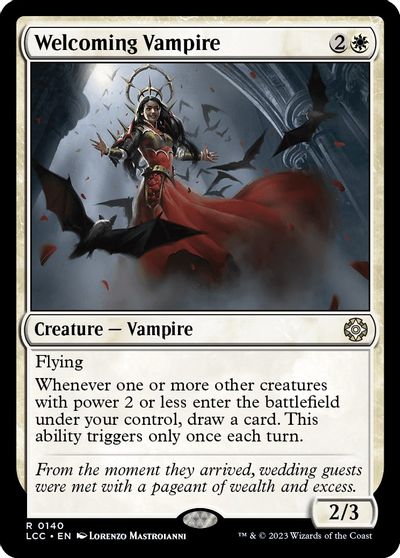 Welcoming Vampire card art
