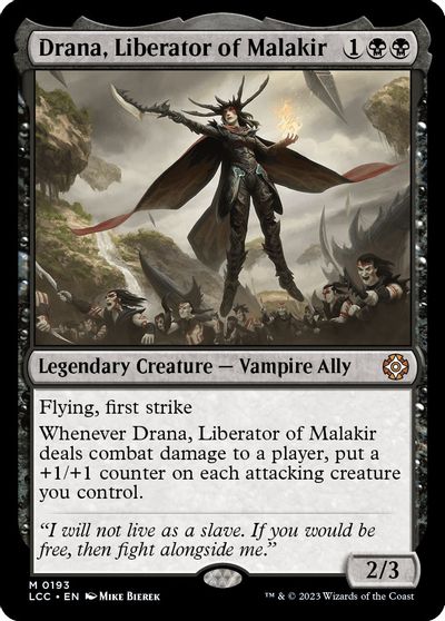 Drana, Liberator of Malakir card art