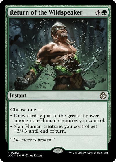 Return of the Wildspeaker card art