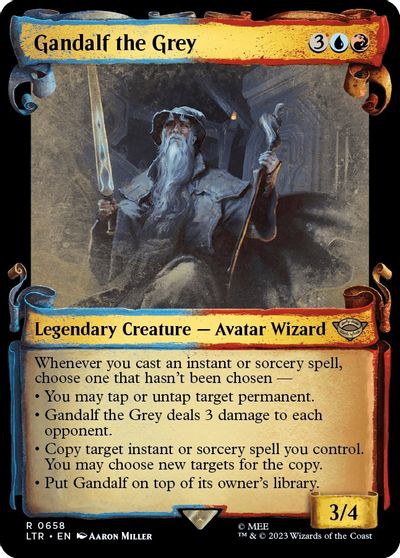 Gandalf the Grey (Showcase Scrolls) card art