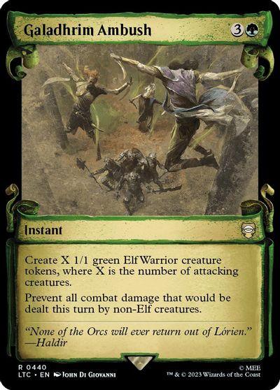 Galadhrim Ambush (Showcase Scrolls) card art