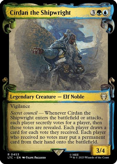 Cirdan the Shipwright (Showcase Scrolls) card art