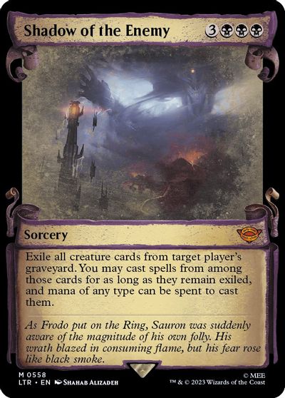 Shadow of the Enemy (Showcase Scrolls) card art