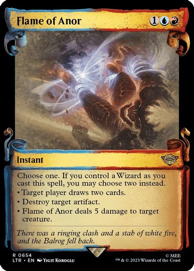 Flame of Anor (Showcase Scrolls) card art