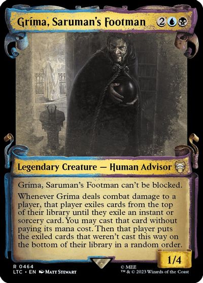 Grima, Saruman's Footman (Showcase Scrolls) card art
