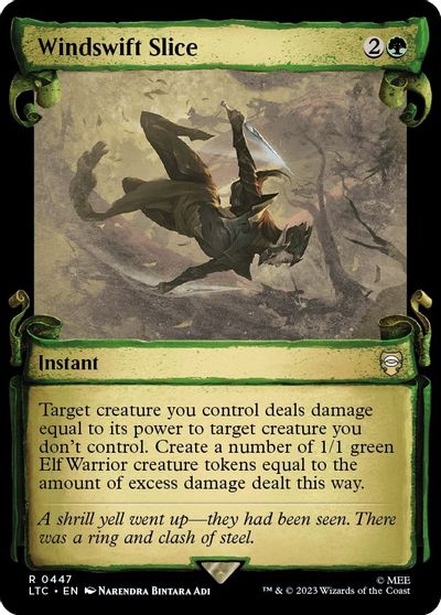 Windswift Slice (Showcase Scrolls) card art