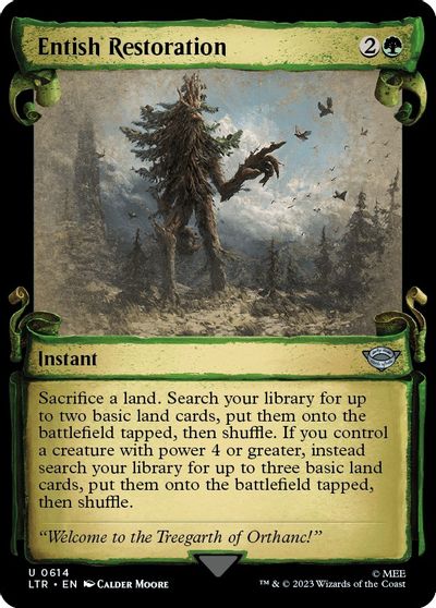 Entish Restoration (Showcase Scrolls) card art