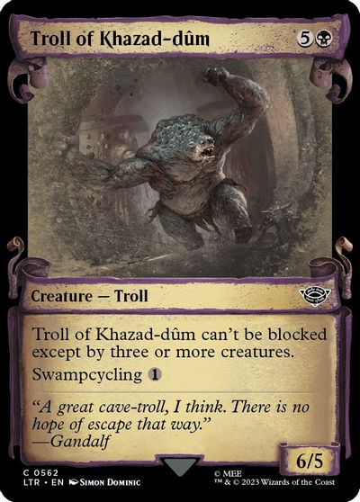 Troll of Khazad-dum (Showcase Scrolls) card art