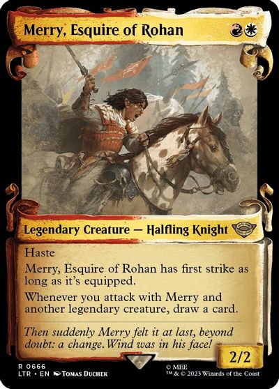 Merry, Esquire of Rohan (Showcase Scrolls) card art