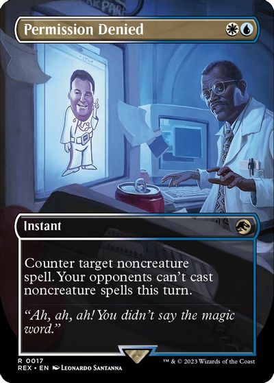 Permission Denied (Borderless) card art