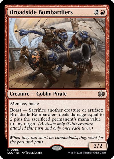 Broadside Bombardiers card art