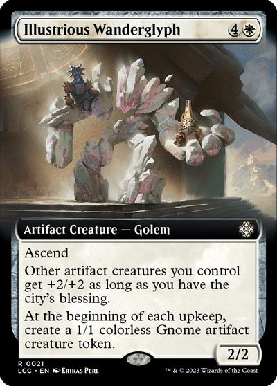 Illustrious Wanderglyph (Extended Art) card art