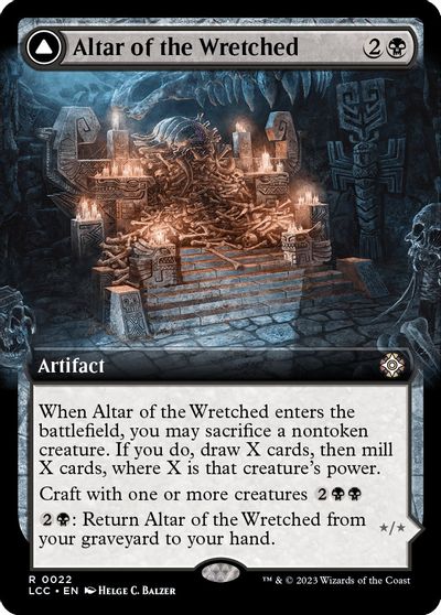 Altar of the Wretched (Extended Art) card art