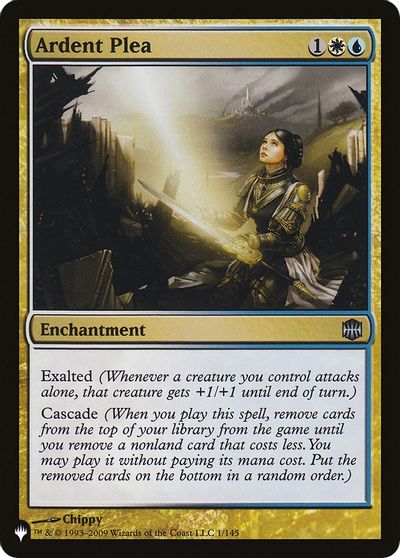 Ardent Plea card art