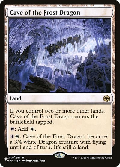 Cave of the Frost Dragon card art