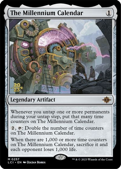 The Millennium Calendar card art