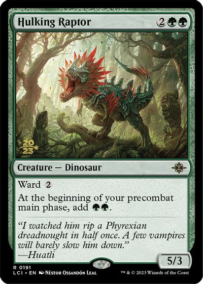 Hulking Raptor card art