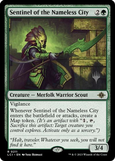 Sentinel of the Nameless City card art