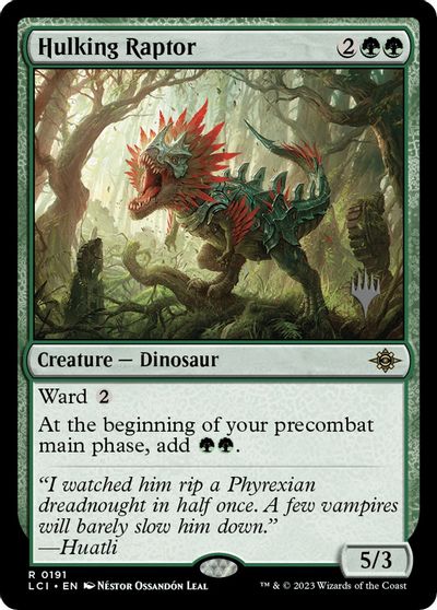 Hulking Raptor card art
