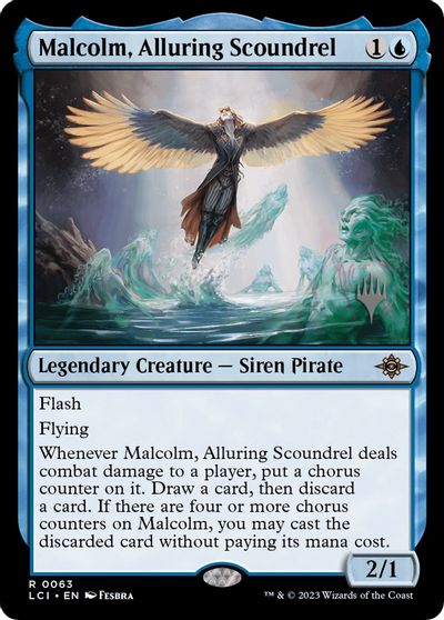 Malcolm, Alluring Scoundrel card art