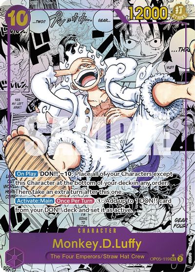 Monkey.D.Luffy (119) (Alternate Art) (Manga) card art