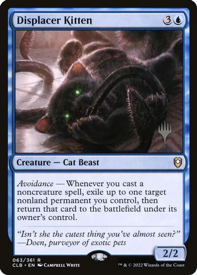 Displacer Kitten card art