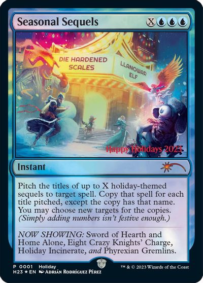 Seasonal Sequels card art