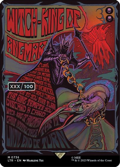 Witch-king of Angmar (Borderless Poster) (Serial Numbered) card art