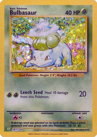 Bulbasaur card art