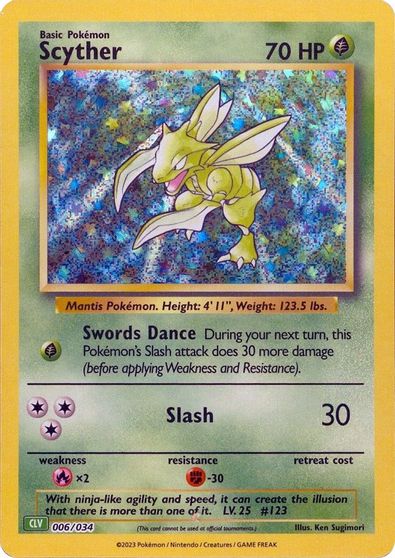 Scyther card art
