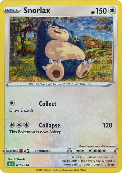 Snorlax card art