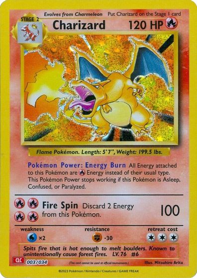 Charizard card art