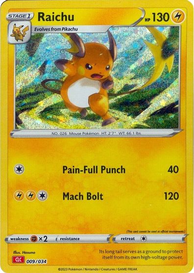 Raichu card art