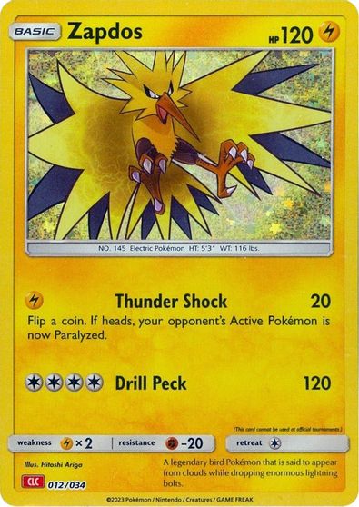 Zapdos card art