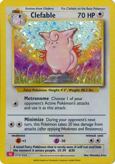 Clefable card art
