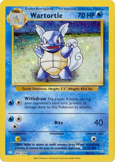 Wartortle card art