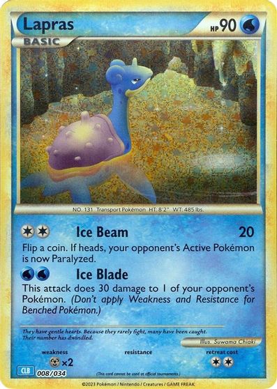 Lapras card art