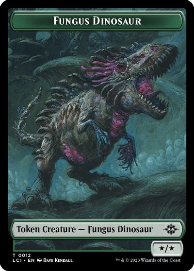 Fungus Dinosaur // Dinosaur (0001) Double-Sided Token card art