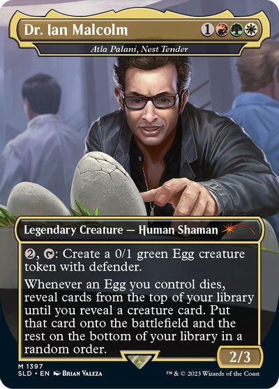 Dr. Ian Malcolm - Atla Palani, Nest Tender card art