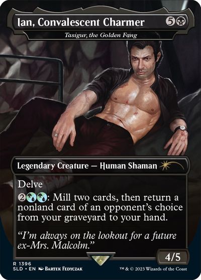 Ian, Convalescent Charmer - Tasigur, the Golden Fang card art