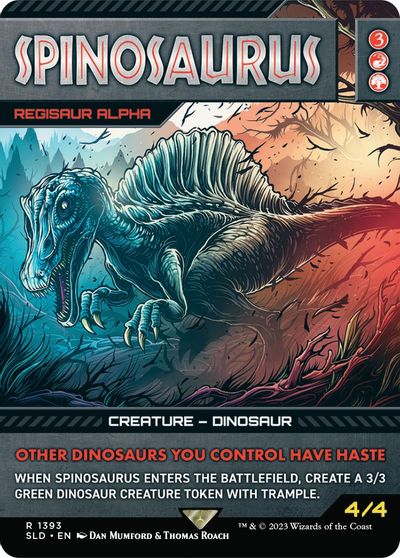 Spinosaurus - Regisaur Alpha card art